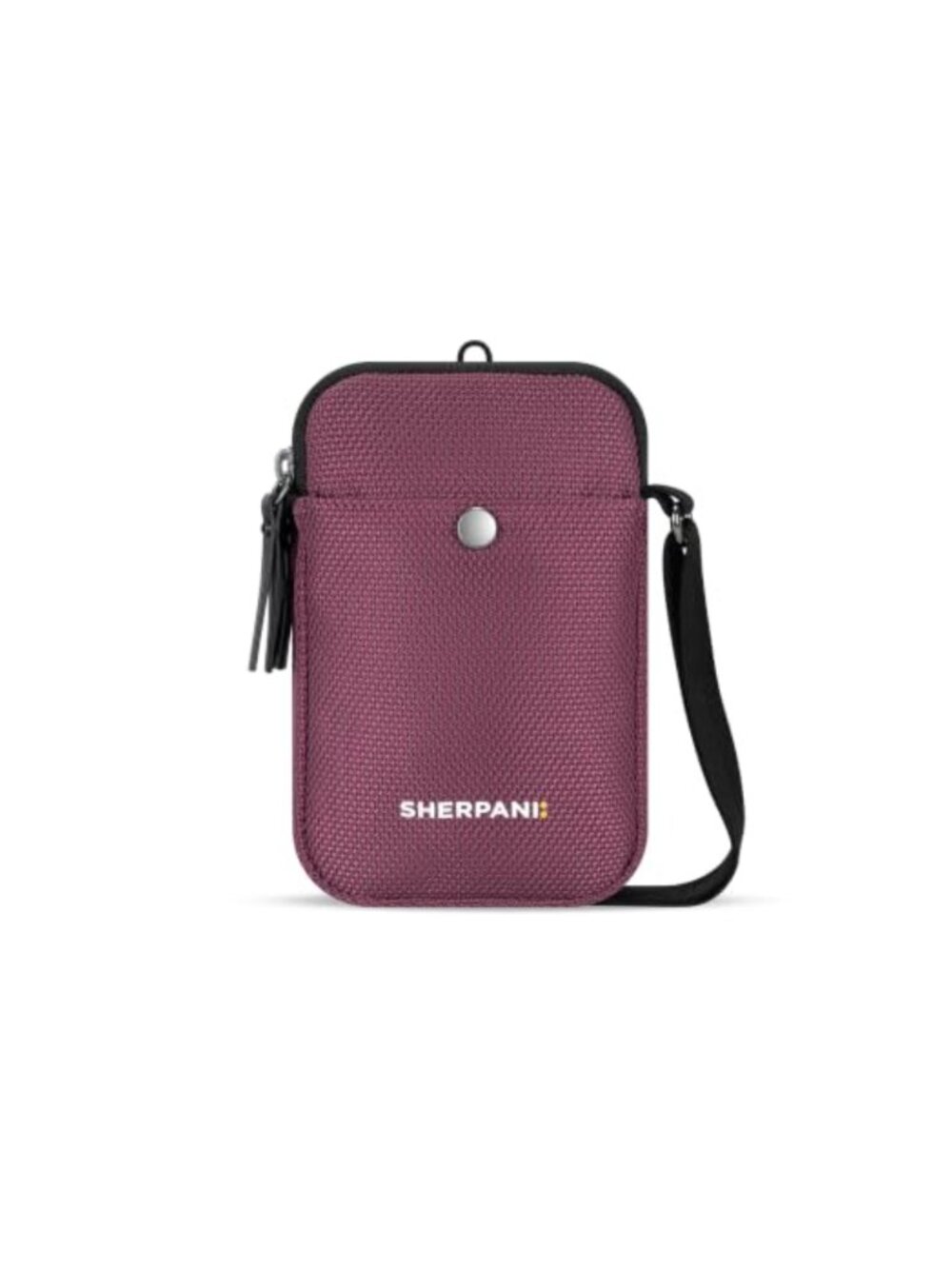 Anti-Theft RFID Crossbody Wallet Recycled Nylon Vegan Leather Travel Bag